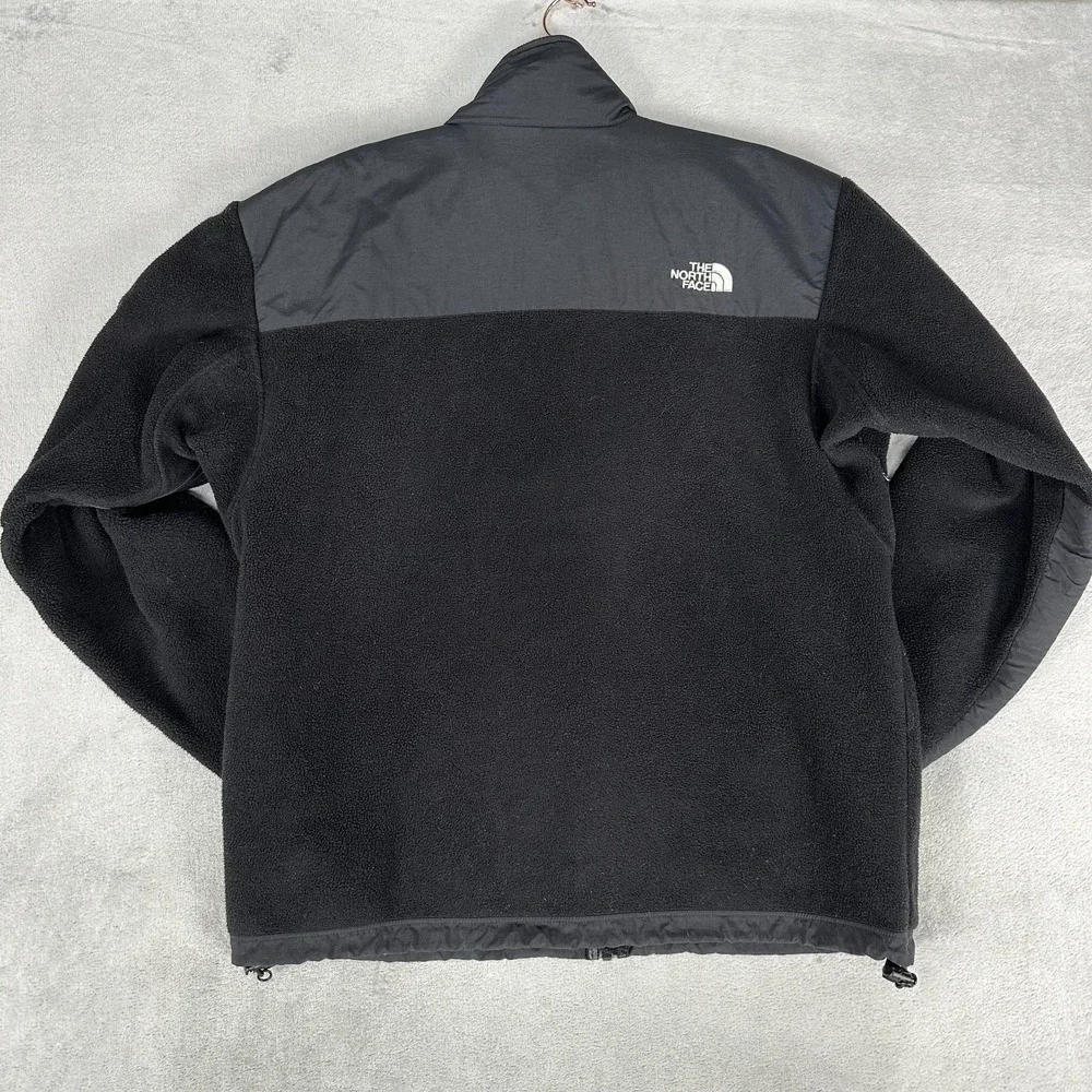 The North Face Men's M Black Full-Zip Jacket Polartec Pockets Stand-Up Collar